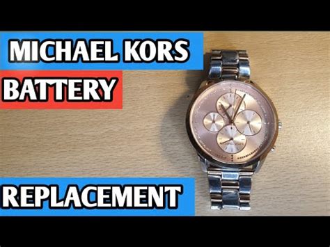 como abrir relogio michael kors|michael kors battery replacement.